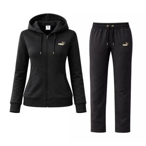 푸마 메탈릭 트레이닝복세트 츄리닝 러닝복 블랙 688161-01