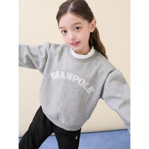 [빈폴키즈] 여아 빅 로고 포인트 스웨트 셔츠  그레이 (BI6141G083)
