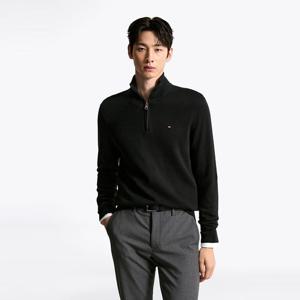 [공식][타미힐피거] 캐시미어 블렌드 하프 집업 (T12F7KPO170MT1BDS)