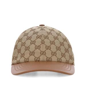 26SS 구찌 GG 캔버스 야구 모자 8477413HBFY9765 BEIGE DARK BROWN DOM