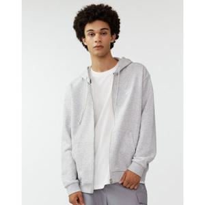 리복  벡터 에센셜 후드집업 - 라이트 그레이 REJU3FZ10G1