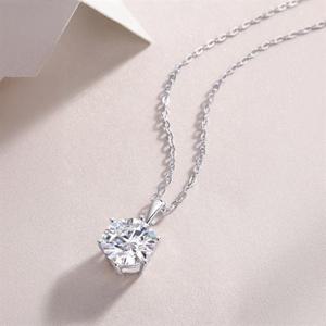 메종드쉬 모이사나이트 목걸이 랩다이아 6프롱 BMN007