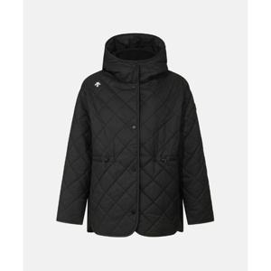 데상트 우먼스 퀼팅 롱 패딩 자켓 B1 SR122PKT12 BLK0 CRM0