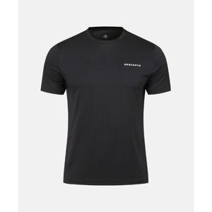 데상트 트레이닝 백그래픽 반팔 티셔츠 B1 SR121TTS12 BLK0 ORG0