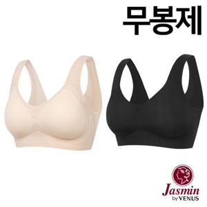 [자스민by비너스]쿨터치 젤리퓨징 패드고정 심리스 누디 브라탑1종(JBRA035)S/M/L