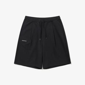 [뉴에라] 와이드 스웨트 하프 팬츠 블랙 (14954602)