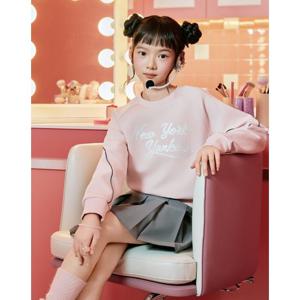 MLB키즈 여아 애슬레저 맨투맨 세트 (7FS2A0361PKL)