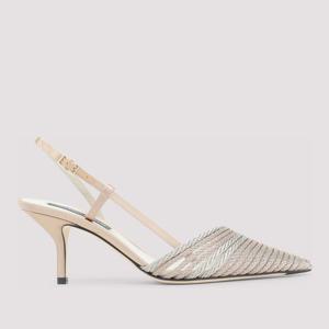 조르지오아르마니 포인티드 토 새틴 슬링백 GW003242 AF23033 M