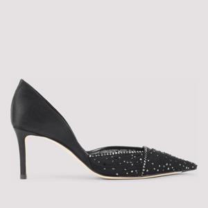 조르지오아르마니 스터드 가죽 포인티드 토 펌프스 GW001909 AF