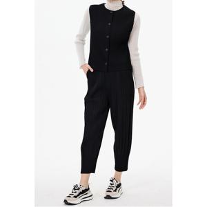 [요이츠] 이중 주름 쿠션 배기 바지_YH11WOPSL20