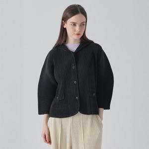 [요이츠] 후드 가오리소매 플리츠 자켓_YK02WNPJK03