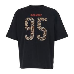 디스퀘어드2 LEO 루즈핏 크루넥 반팔 티셔츠 S71GD1649 D200339