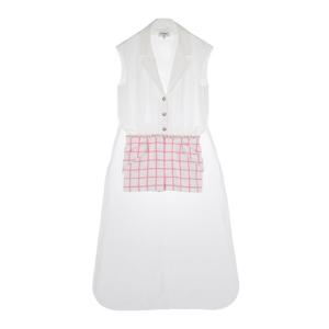 [엘러브] 샤넬 23C 슬리브리스 점프슈트 36 화이트/핑크 6ET0272