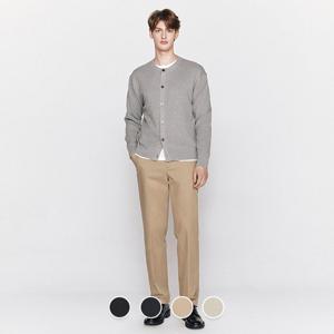 [지오다노] 남성 테이퍼드핏 코튼 스판 링클프리 팬츠 면바지 116501