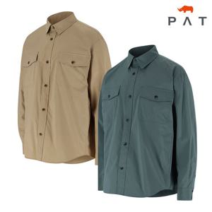[PAT] 립조직 아우터형 셔츠_QK11502