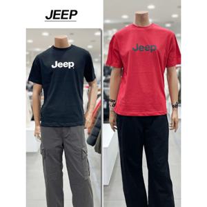 [지프]남녀공용 빅지프 반팔티셔츠(JR2TSU091BK)_DG