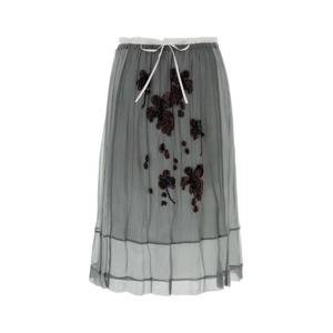 프라다 미디 스커트 P172ZRSOOO18QL F0024 Grey