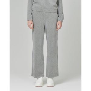 헤지스 골프 여성 25FW ONLINE EXCLUSIVE그레이 여성 골덴 밴딩 와이드 팬츠 HWPA5D901G2