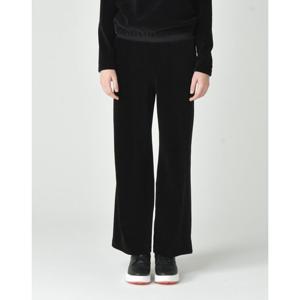 헤지스 골프 여성 25FW ONLINE EXCLUSIVE블랙 여성 골덴 밴딩 와이드 팬츠 HWPA5D901BK