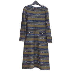 (명품) 샤넬 스팽글 스트라이프 원피스 11726053