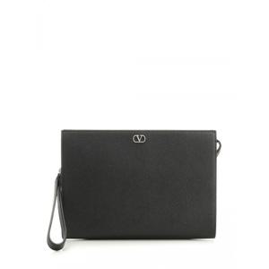 [VALENTINO] 라프리마 남성 브이 로고 시그니처 파우치 8Y2P0AN7UAG 0NO 블랙 /15