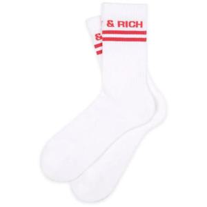 스포티앤리치 양말 AC033S402BW WHITE