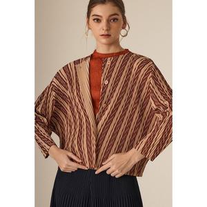 [요이츠] 사선 스트라이프 가오리핏 가디건_YG09WNPCD02