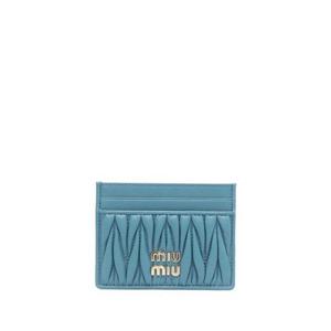 미우미우 마테라쎄 카드 나파레더 카드홀더 5MC076 AFPP 016 BLU