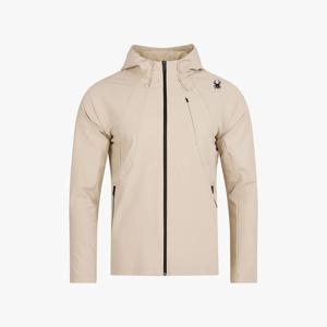 [스파이더] 남성 더블 페이스 트레이닝 후드 집업 자켓 SPLPCNFT202MBEG