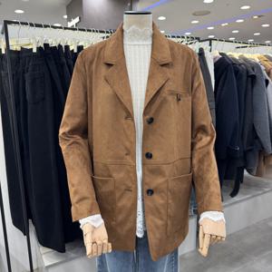 [ab.f.z]abfz스웨이드 캐주얼 테일러 롱자켓 ASFZ4HL01JJ