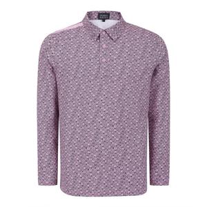 [파리게이츠] 남성 스마일 로고 패턴 카라 긴팔티 511F1TO202PK