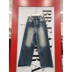 [인터크루]남성)딥인디고강워싱와이드데님팬츠 ITA1EL04A