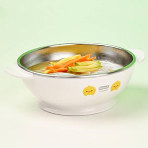 에디슨 논슬립 스텐 대접 이유식그릇 시리얼그릇 유아식판