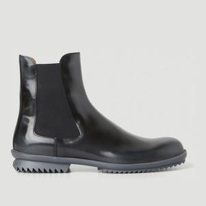 메종마르지엘라 브러시드 스퀘어 토 첼시 부츠 S57WU0239 P4718