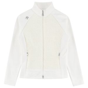 데상트 여성 패딩 하이브리드 셋업 자켓 SP422SPDO7IVY