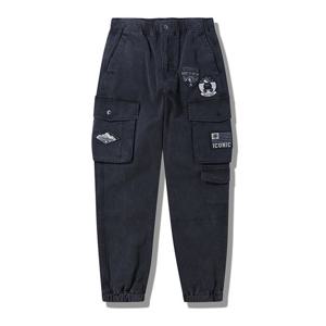 지프 와펜 포인트 빈티지 워싱 남녀공용 카고 팬츠 JQ1PTU702BK