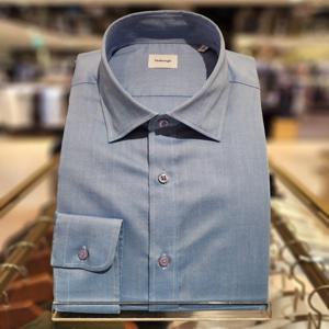 [레노마] 밴브루 옥스포드 솔리드 세미와이드카라 BMSSL1128BU