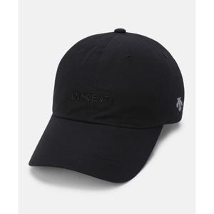 데상트 워딩 로고 나일론 볼캡 B1 SR123UCP12 BLK0 WHT0