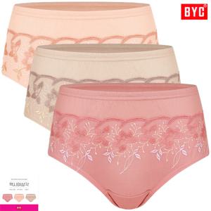BYC앞판자수레이스반영맥시여삼각팬티3매입WCR5444