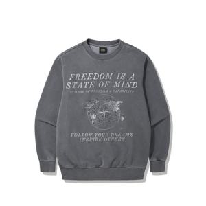 [지프]피그먼트 솔트 워싱 맨투맨 (JQ4TSU821DG)