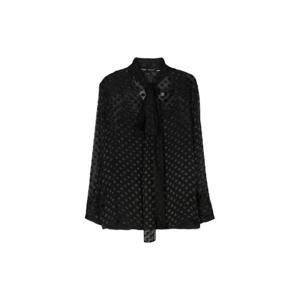 25 FW 지방시 폴카 도트 데보레 블라우스 BW61B315NV001 TP449621488