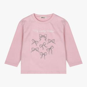 [밀리밤]레이스리본장식긴팔티(MLLA26S50)