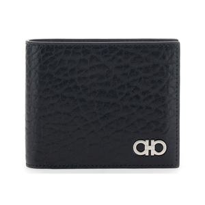 26 SS 페라가모 간치니 바이폴드 지갑 블랙 661745