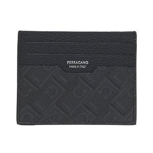 26 SS 페라가모 크레딧 카드지갑 블랙 661583