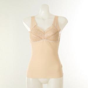 [와코루] 인견 프리컷과 화려한 레이스를 매칭한 브라런닝 컵런닝 (WLGC472R-SK_BK)