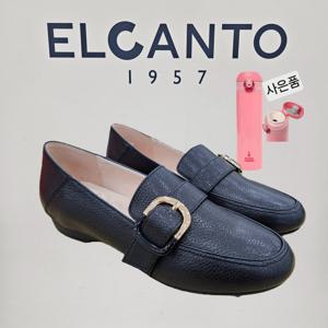 [엘칸토][엘칸토]여성 소가죽 버클장식 몰드로퍼 CWC43U613