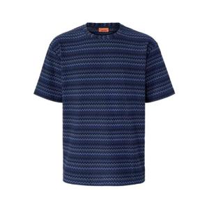 미소니 반팔 티셔츠 US25WL02BR013K SM9S6 BLUE TONES