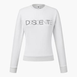 M 데상트골프웨어 GQC DQ12WFTL24-BWTG 여성 맨투맨 티셔츠 / Bright White