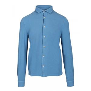 [FEDELI] 라프리마 남성 셔츠 MATT ML 피켓 GIZA DUSTY 100 코튼 TUD00137 525 라이트 blue /15