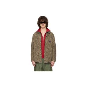 니들스 재킷 베이지 레오파드 커버올 재킷 252821M180011